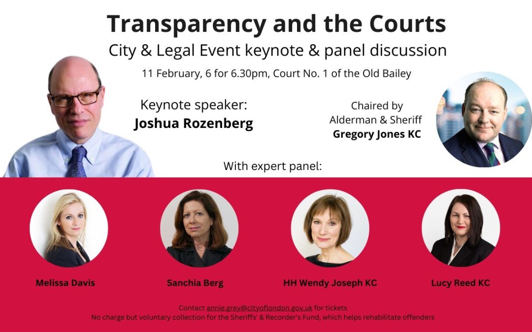 Transparency and the Courts – Event